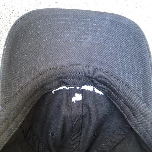 WAKE UP & KICK ASS Baseball Dad Hat Men's Black Adjustable Cap Donkey BRAND NEW - Picture 2 of 6